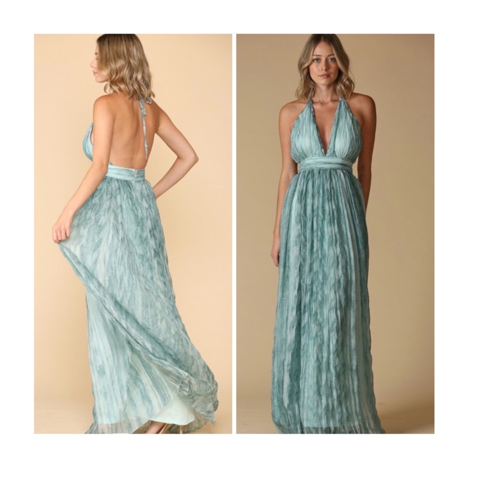 Sage beach dress